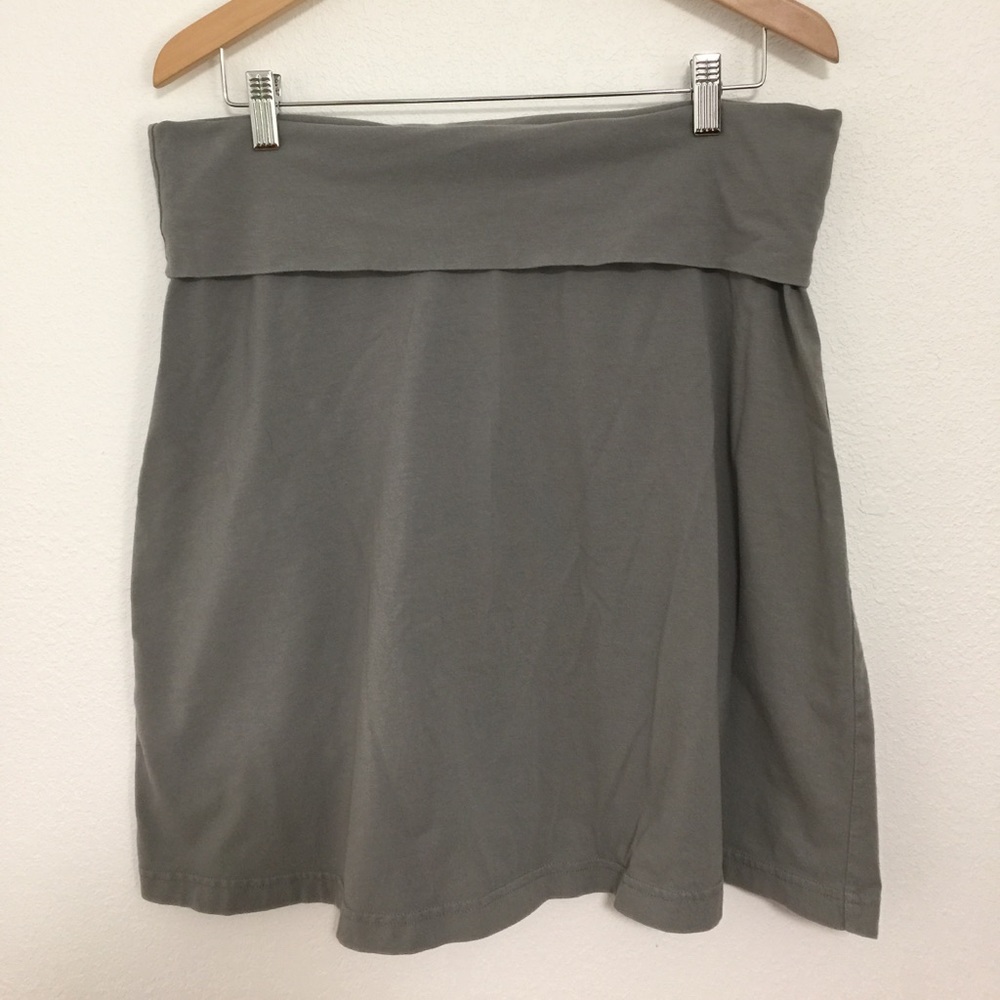 Size Large Merona grey cotton skirt