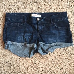 Dark Jean Shorts