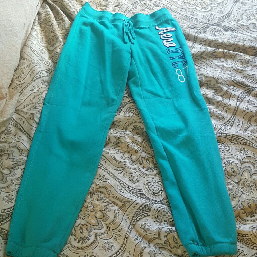 Teal Aeropostale Sweatpants