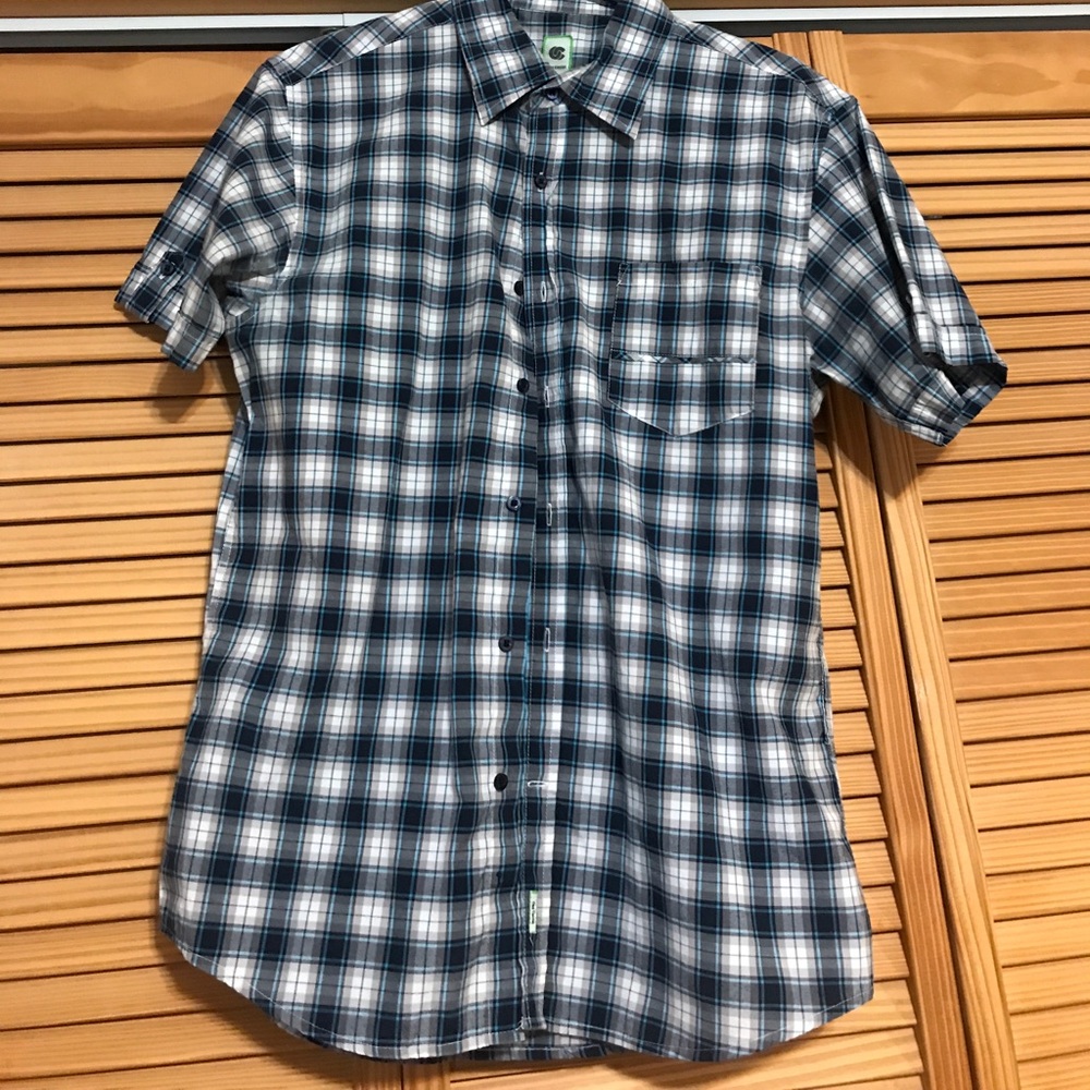Oleg cassini vintage fit button short sleeve USED