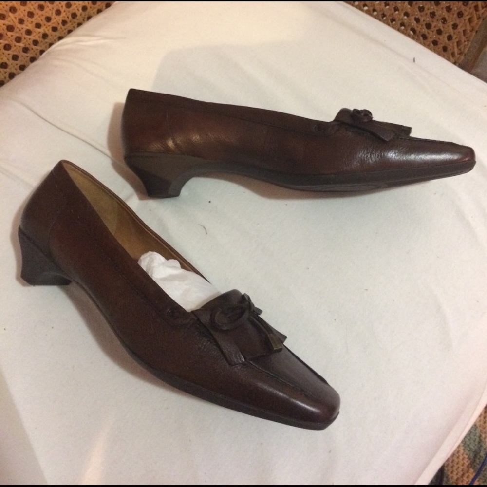 New!! Naturalizer Coffee Buffalo  Heel Sz 12WW