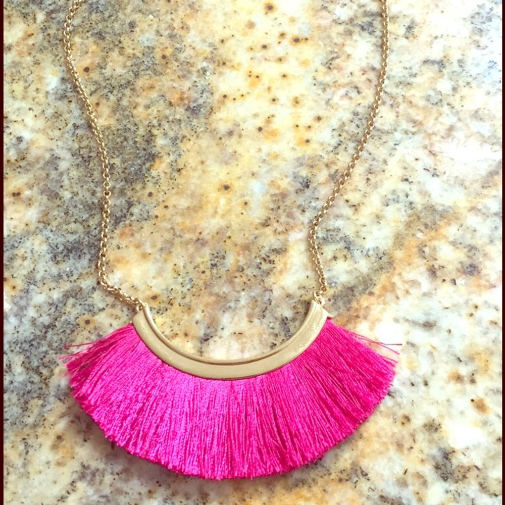Stella and dot fringe necklace!