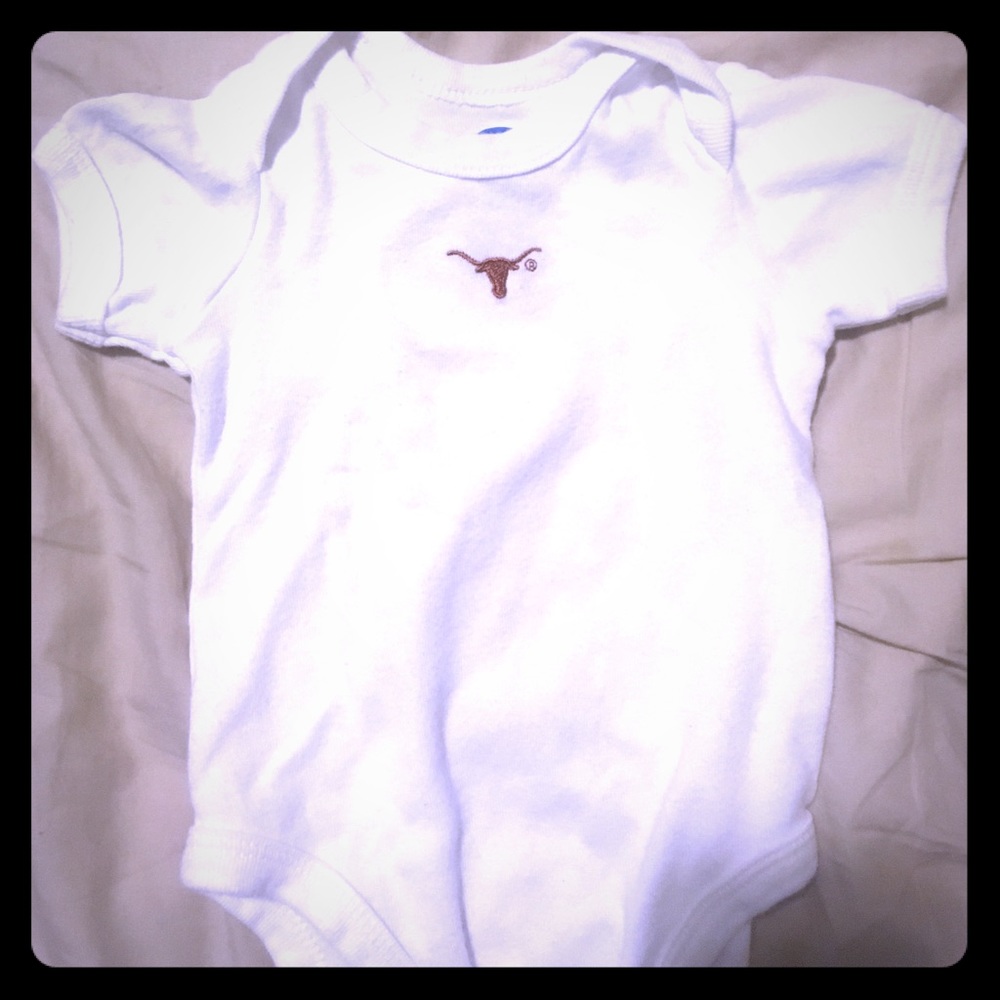 Texas long horn onesie 3-6 months