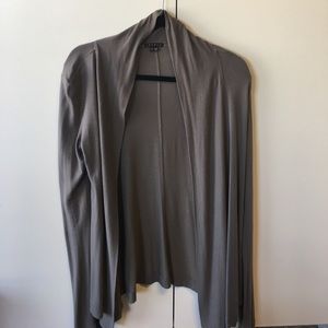 Theory open drape front cardigan