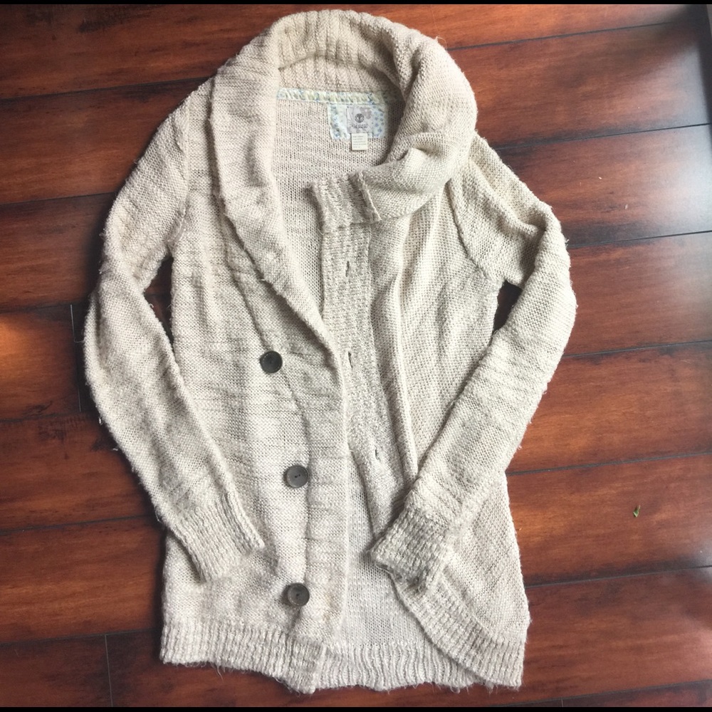 Cream Sweater by Element