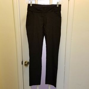Black pull on skinny pants