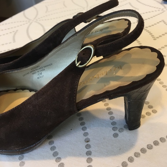 Suede sling backs - Picture 2 of 4