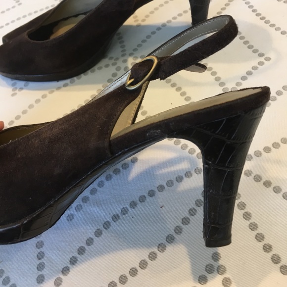 Suede sling backs - Picture 3 of 4