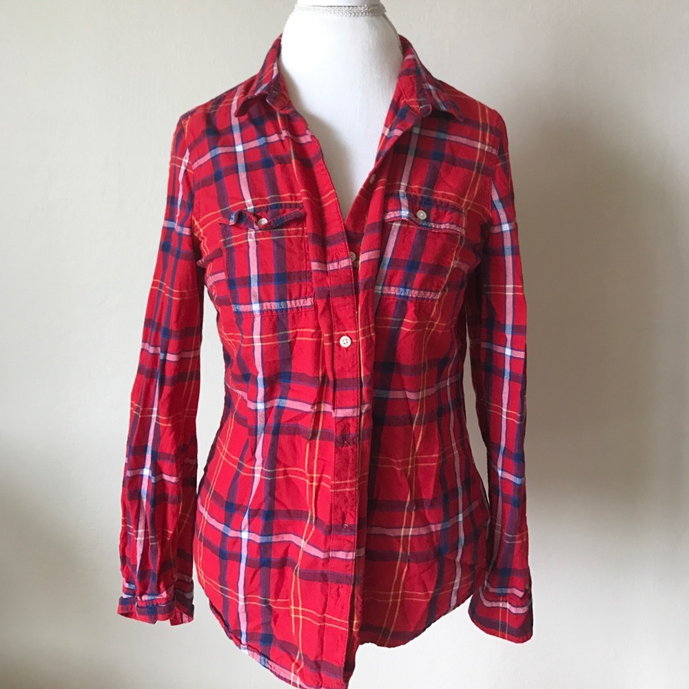 Old Navy Plaid Button Down
