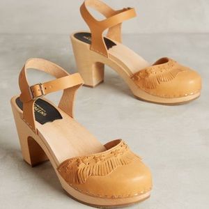 Swedish Hasbeen "Fringy" Clog