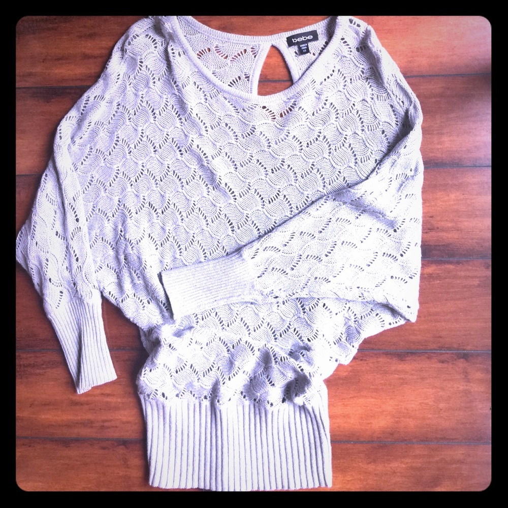Bebe grey Sweater