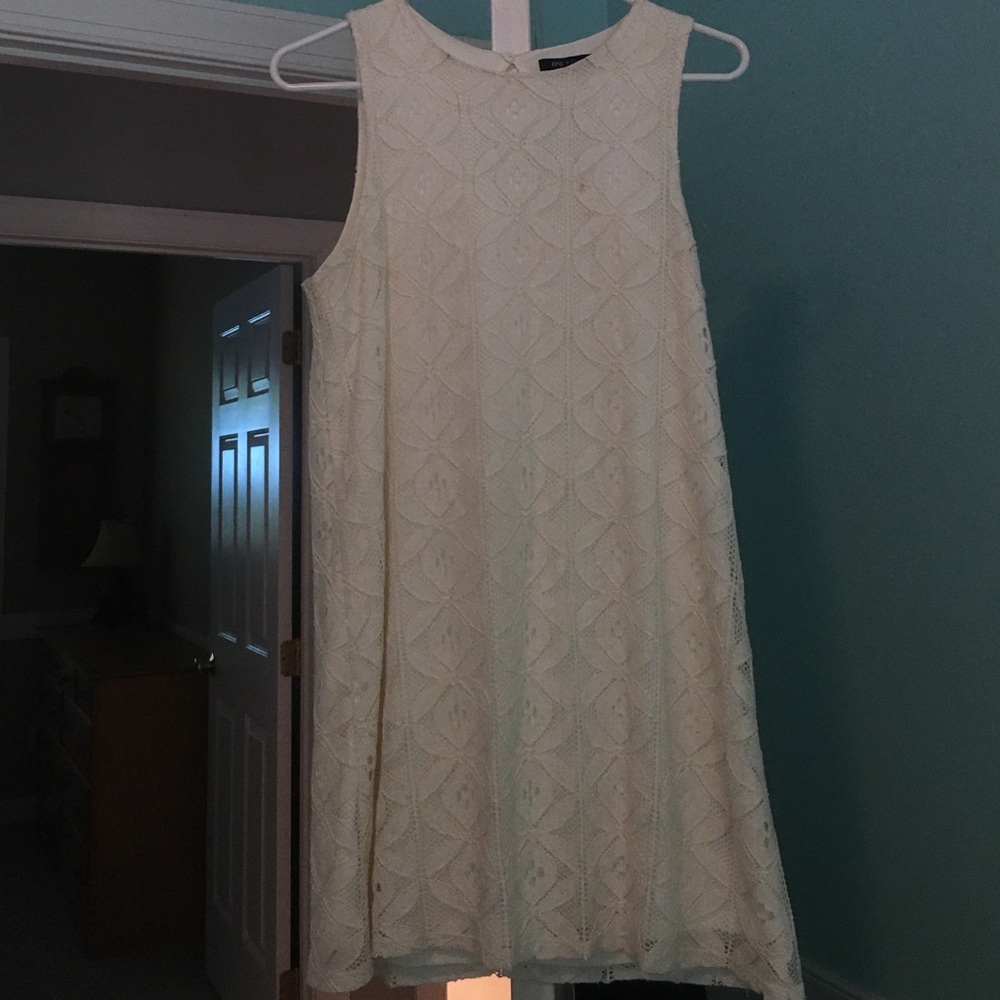 Offwhite Shift Dress