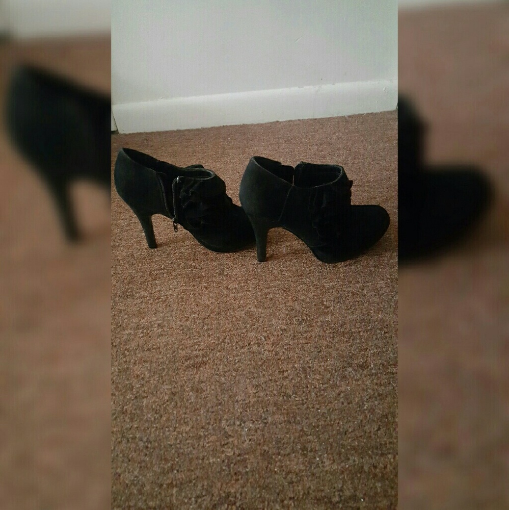 Black Heel Booties