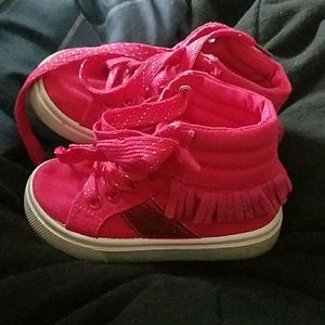 Adorable Pink Hightop toddler shoes
