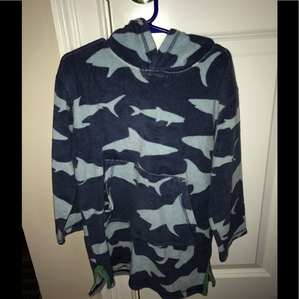 Mini Boden Boys Shark Coverup