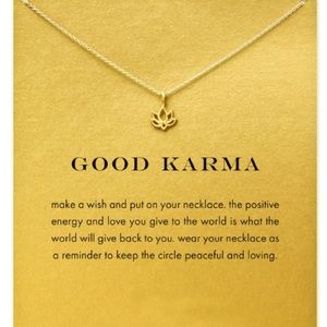 💜Silver Lotus Flower Pendant Necklace New