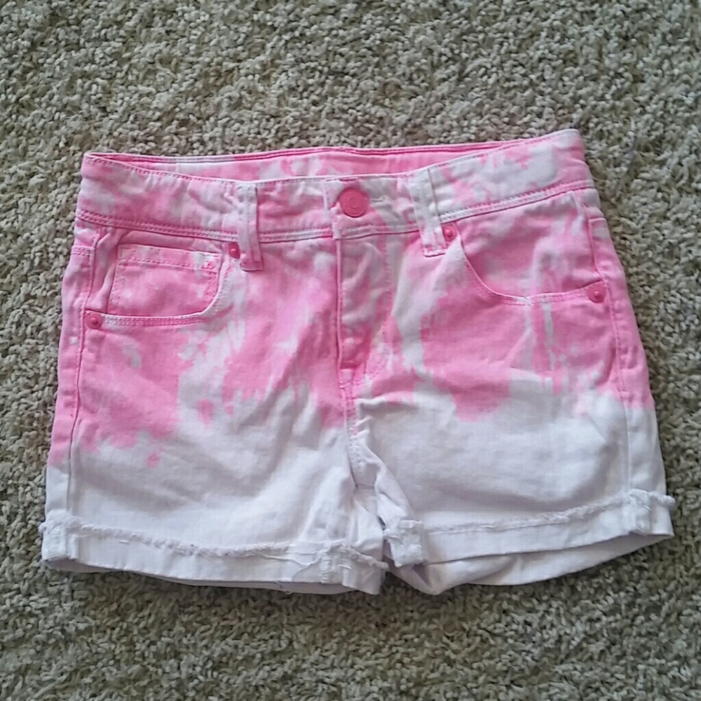 Pink Jean Shorts
