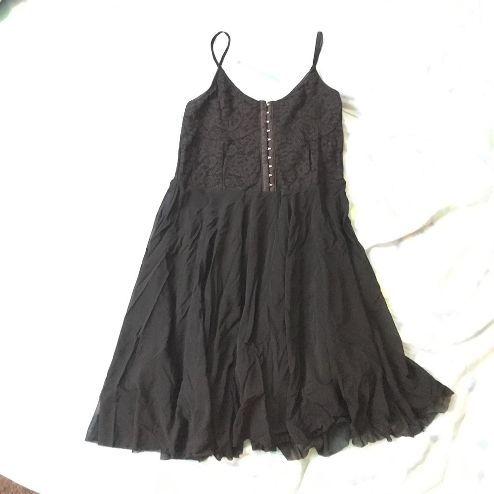 Lace black dress
