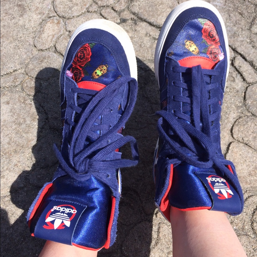 Rita ora X Adidas high top sneakers