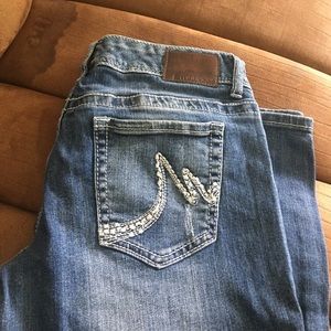 Maurice's Boot Cut Stretchy Jeans size 7/8
