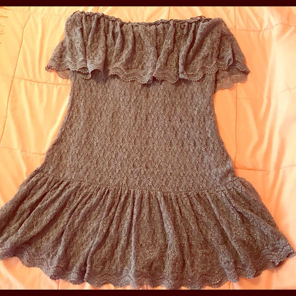 Mods International Light Purple/lilac Lace Dress