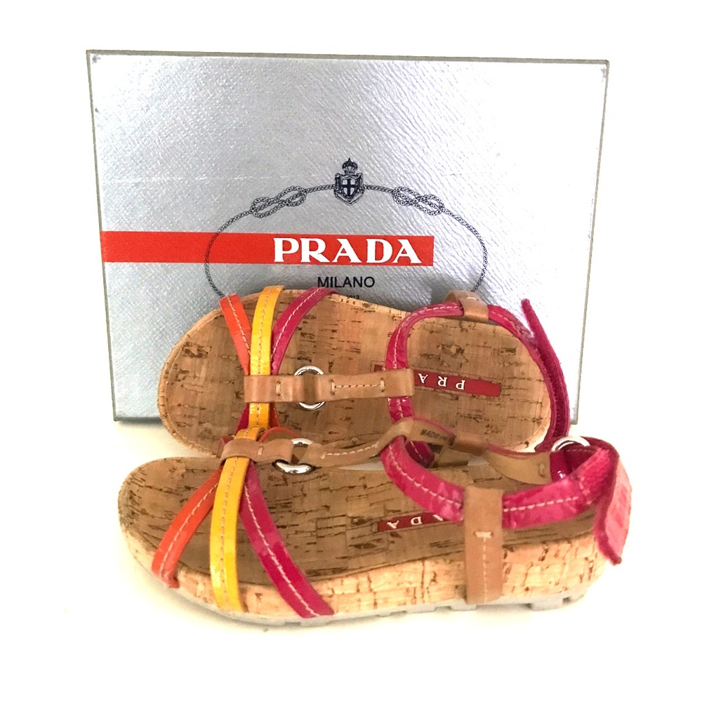 PRADA Naplak Little Girl Sandal