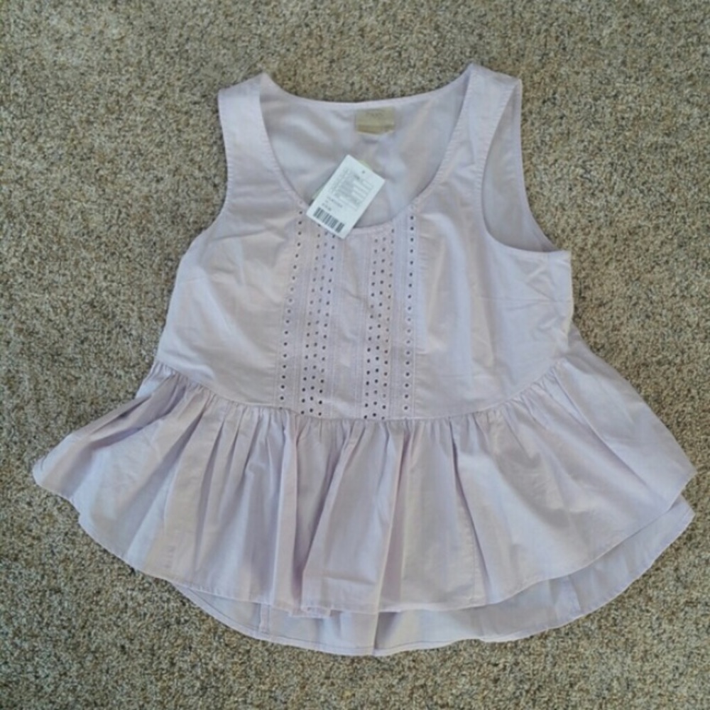 Anthropology peplum top