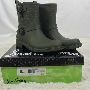 Sam Edelman Keigan Forest Green Boots Size 7