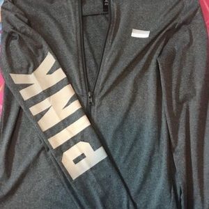 NWOT Victoria secret pink ultimate half zip