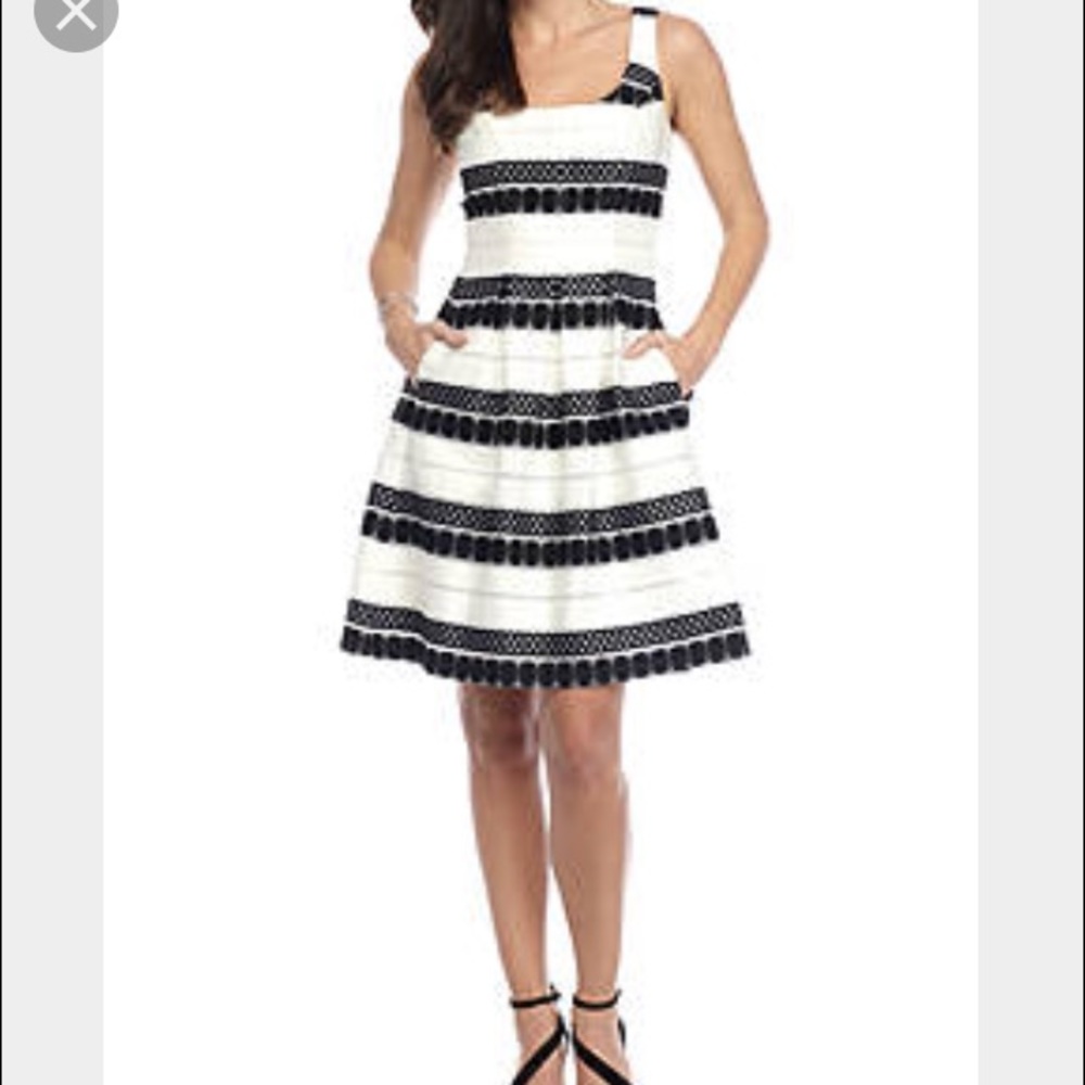Nine West Lace Jacquard Dress