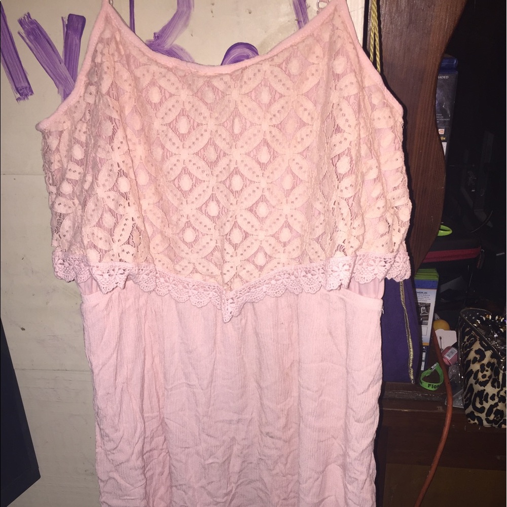 Pink summer dress. Never been worn.