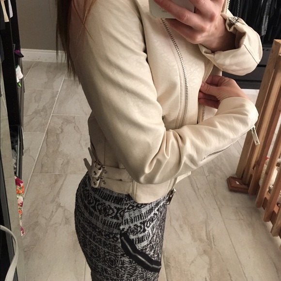 Moon river vegan leather moto jacket - Picture 6 of 8