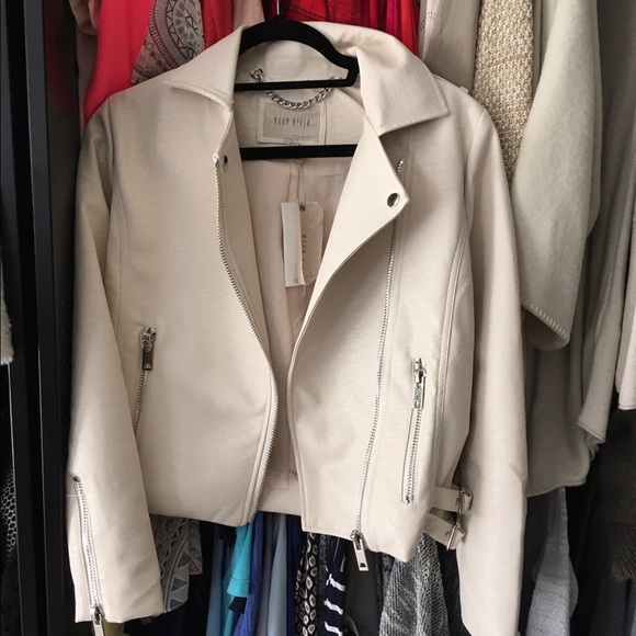 Moon river vegan leather moto jacket - Picture 7 of 8