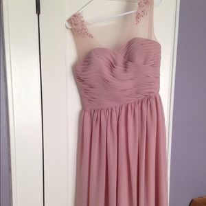 Blush Dusty Rose Light Pink Formal Bridesmaid Prom