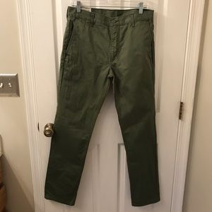 Levi Strauss Men's Green Khakis