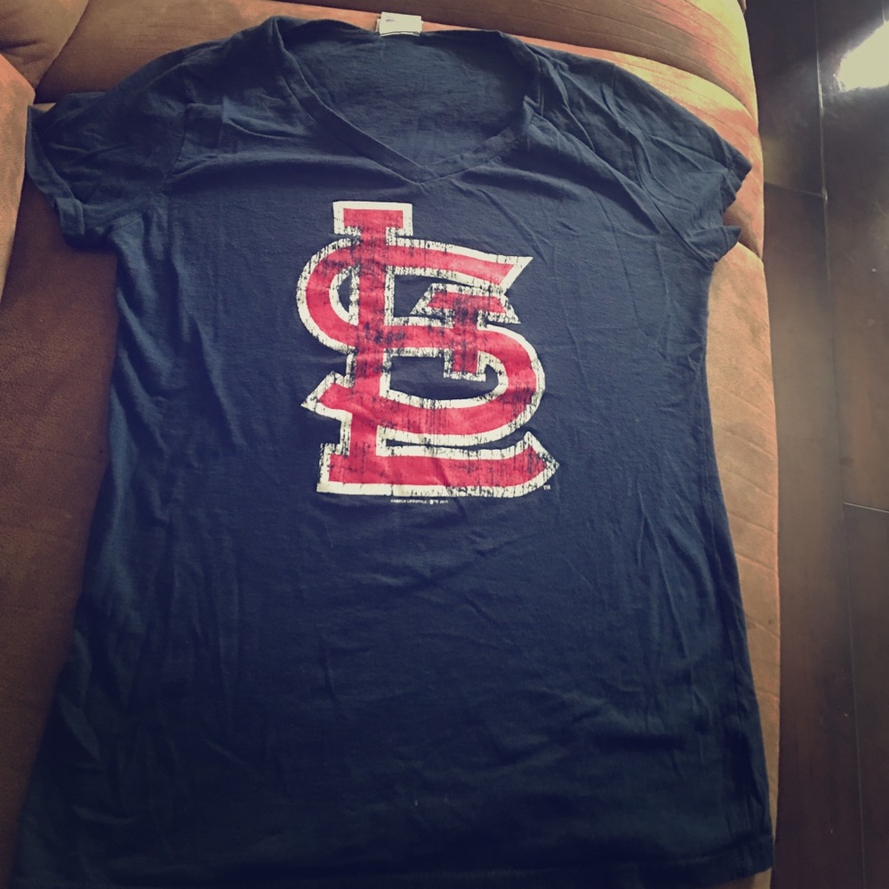 St Louis Cardinals V Neck Tshirt
