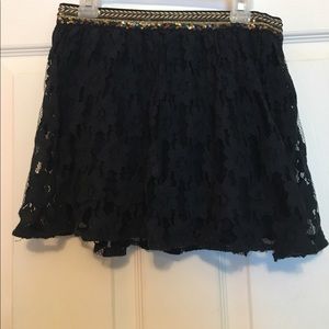 Hollister lace skirt