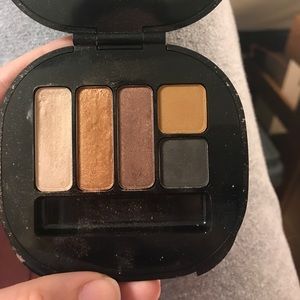 Mac strike was of midnight/warm eyes palette