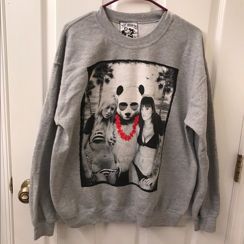 Riot Society Panda Sweatshirt