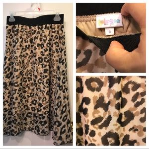 LuLaRoe Leopard Print Lola Size Small 🦄