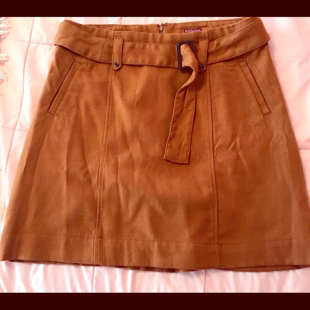 Merona Rust Orange Skirt