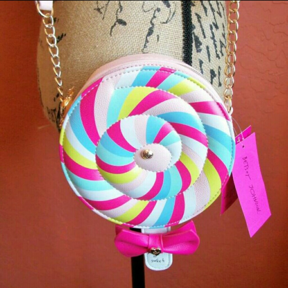 Betsey Johnson Lollipop Sweets Bag Kawaii