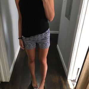 Laundry brand: Blue and white IKat shorts