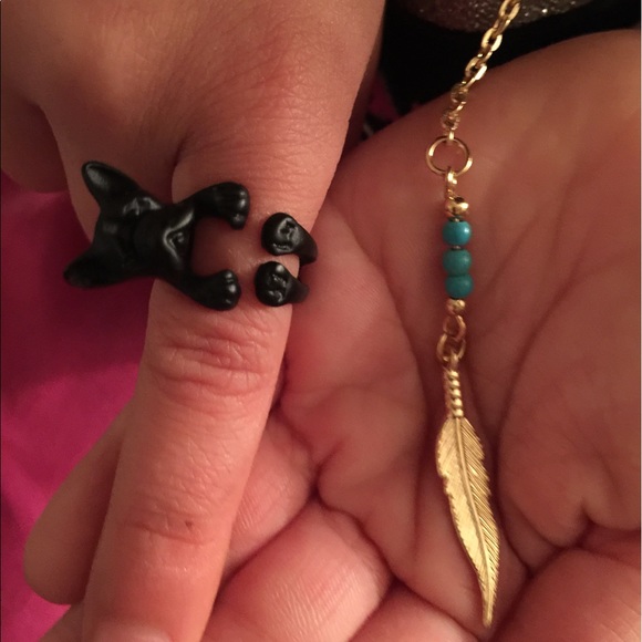 ✨ SET pug bull dog adjustable ring rings - Picture 5 of 5