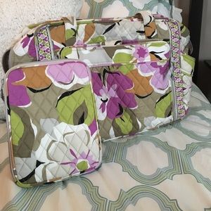Vera Bradley "Stroll Around" Bag & Medium Case