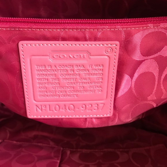 Authentic COACH large leather bag - Picture 4 of 4