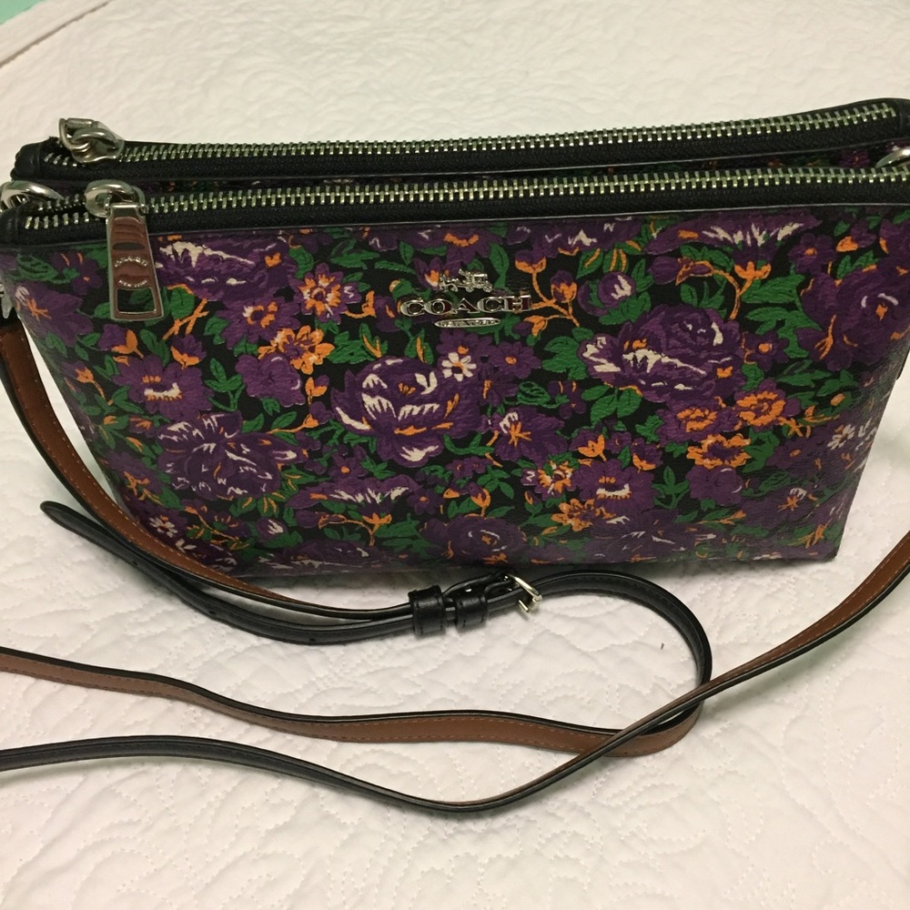 NWT Coach Rose Mdw Flrl Lyla Cross Body