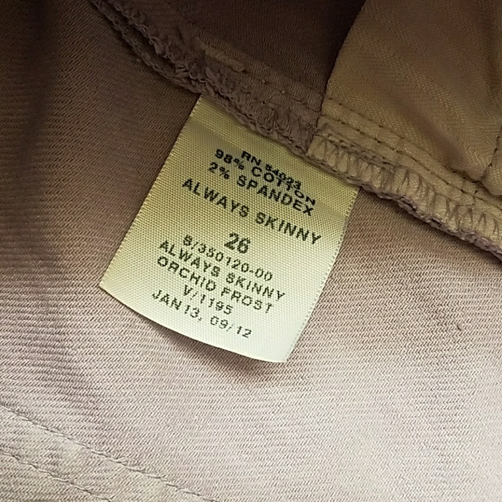 NWOT Gap Lavender Skinny Jeans - Picture 4 of 6