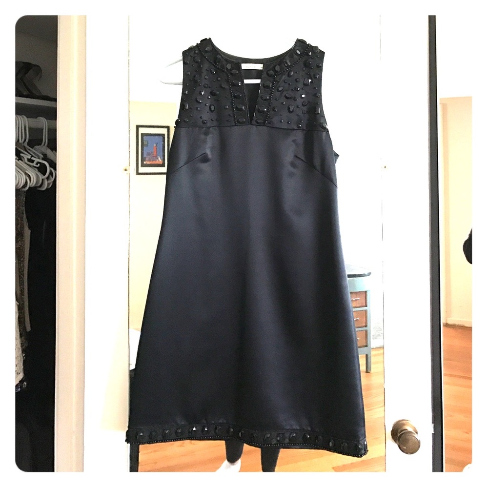 Black mini/cocktail Designer Laundry Dress Size 2
