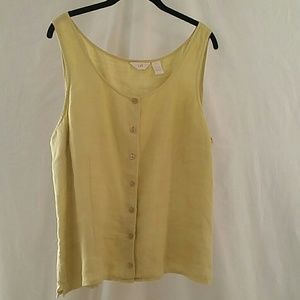 J. Jill 100% linen tank top